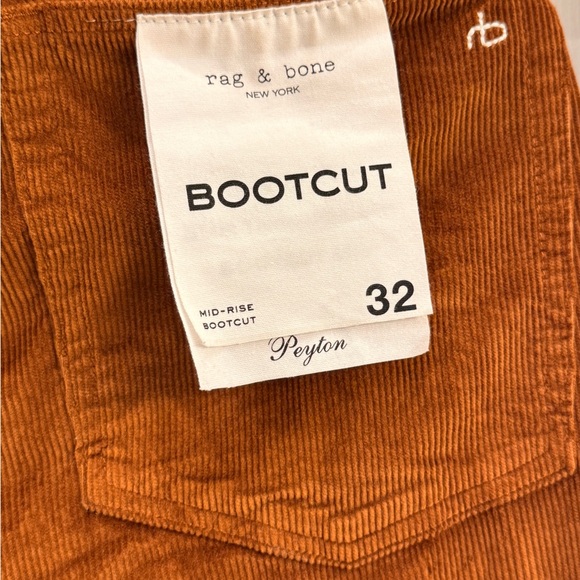 rag & bone Women’s Gold Corduroy Pants - Picture 3 of 6